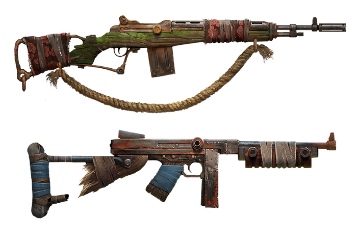 Концепты оружия для игры Rust