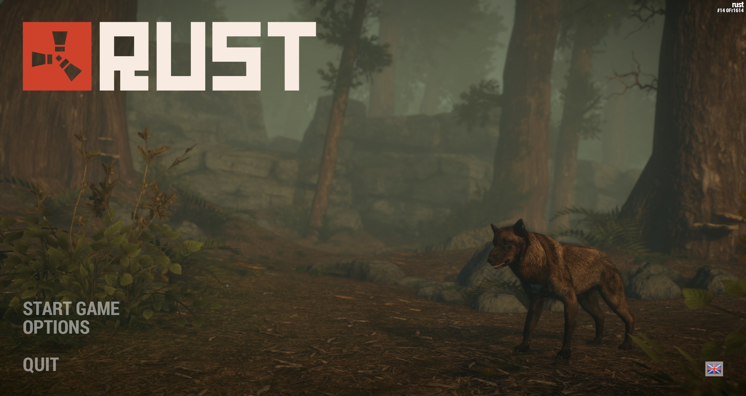 Новый фон в меню игры Rust
