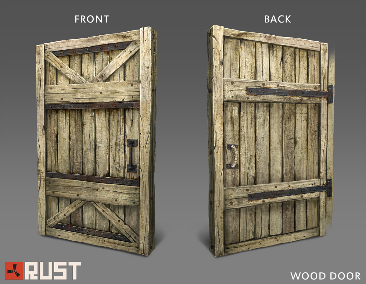 Финальная версия деревянной двери в Rust