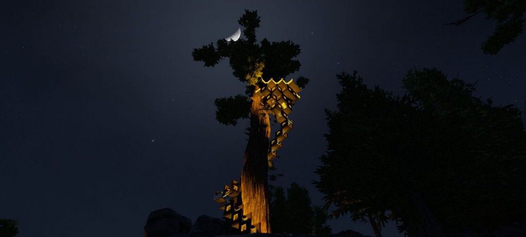 Деревяшко в ночи