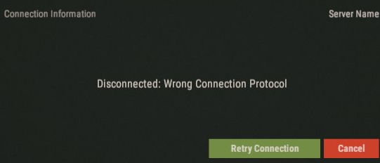 Картинка Wrong connection protocol